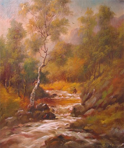 Appraisal: Artist Harvey Henry T British American Title The Trout Stream