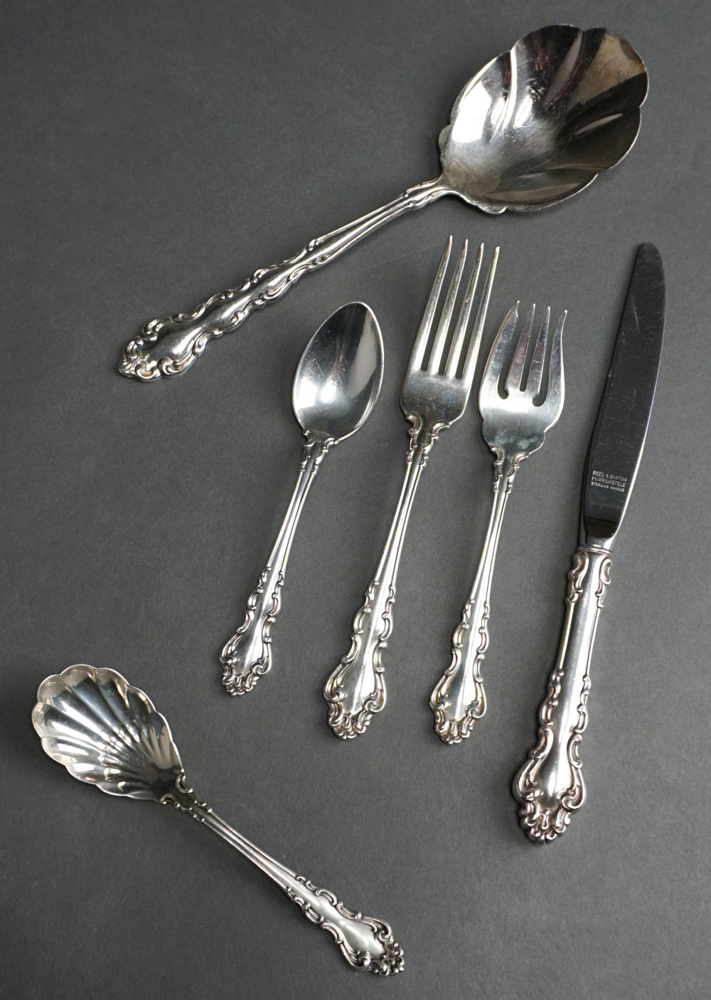 Appraisal: -PIECE REED AND BARTON 'SPANISH BAROQUE' STERLING SILVER PARTIAL FLAT