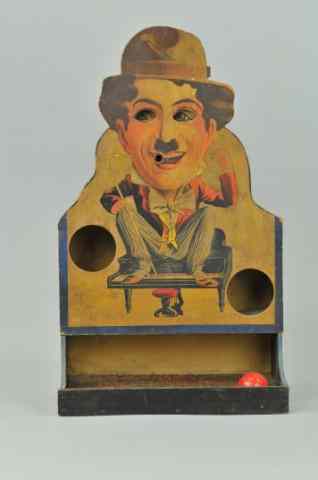 Appraisal: CHARLIE CHAPLIN BALL TOSS GAME Possibly only one known large