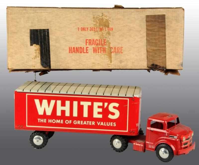 Appraisal: Marx Pressed Steel No White's Moving Van Description Includes original