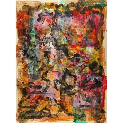 Appraisal: Ed Moses American b Untitled Abstraction I II III IV