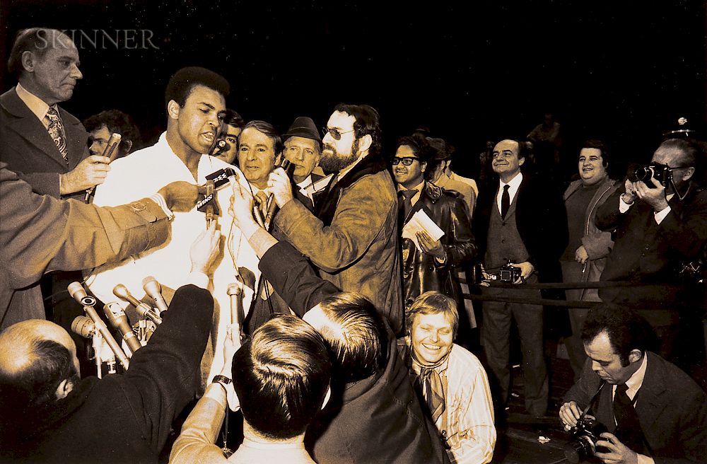 Appraisal: Garry Winogrand American - Muhammad Ali and Oscar Bonavena Press