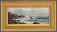 Appraisal: GEORGE MCCONNELL American - COASTAL SEASCAPE Oil on board scene