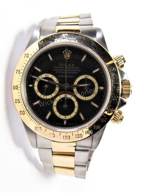 Appraisal: A gentleman's stainless and K Rolex Daytona wristwatch circa Zenith