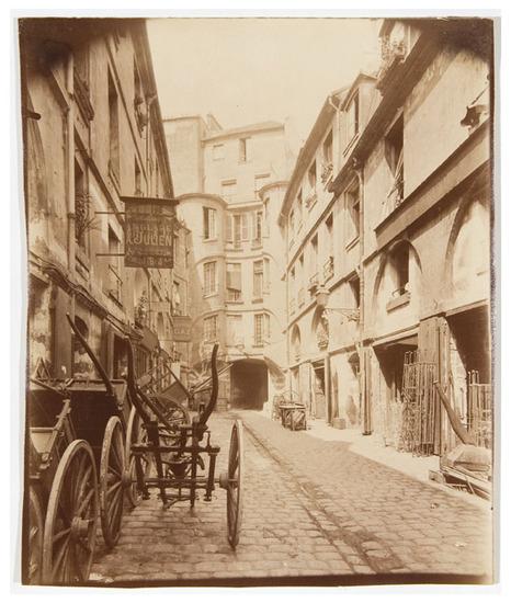 Appraisal: Eug ne Atget - Cour du Dragon Albumen print Titled