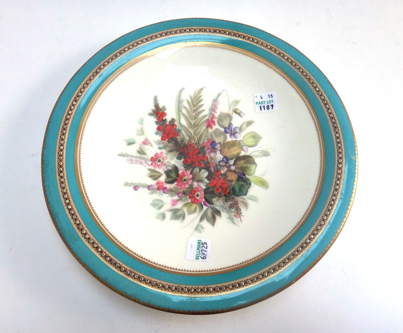 Appraisal: A Royal Worcester porcelain part dessert service late th century