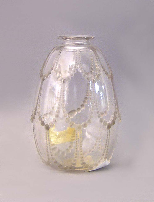 Appraisal: Lalique glass vase h