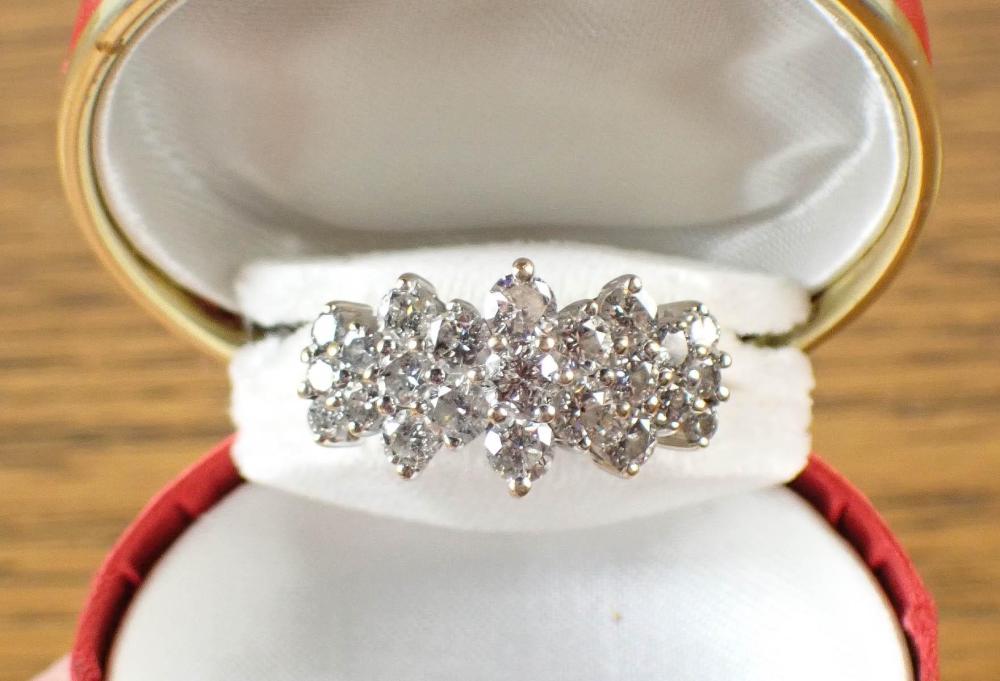 Appraisal: ESTATE DIAMOND AND FOURTEEN KARAT GOLD RING The k yellow