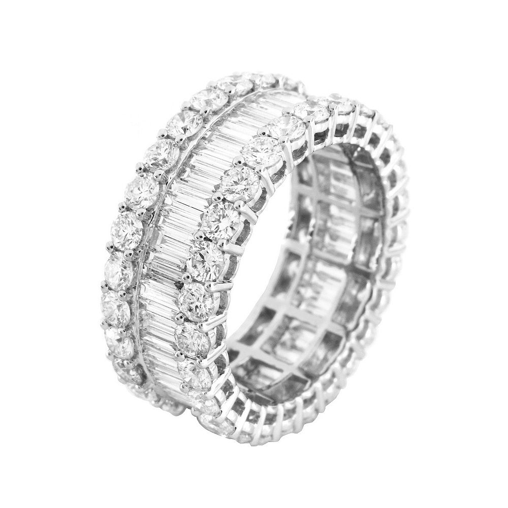 Appraisal: ct TW Diamond and K Eternity Band Approx Carat TW