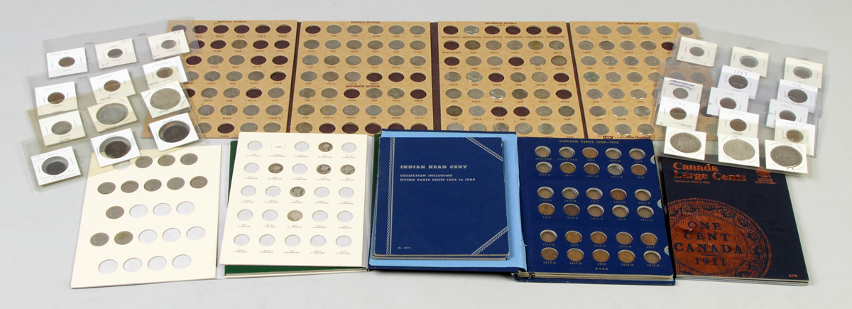 Appraisal: Estate Coin Collection Lot includes Lincoln V D B one