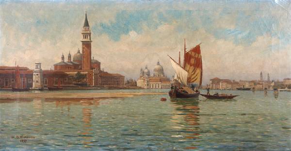 Appraisal: Property of various owners A Venetian scene bears signature 'H