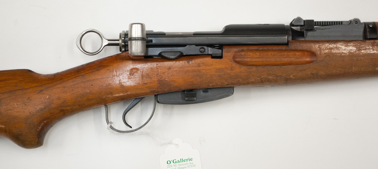 Appraisal: SWISS MODEL K STRAIGHT PULL BOLT ACTION RIFLE x mm