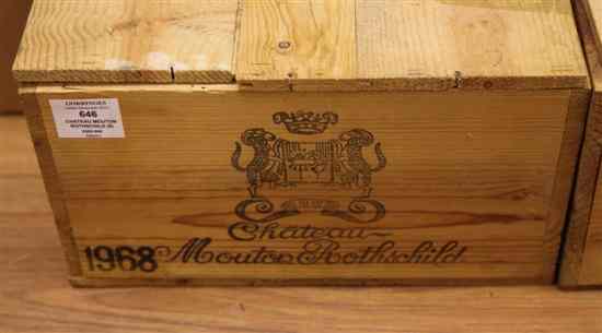 Appraisal: Eight bottles of Chateau Mouton-Rothschild Premier Cru Classe at that