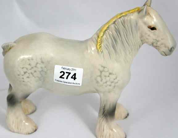 Appraisal: Beswick Grey Shire Horse