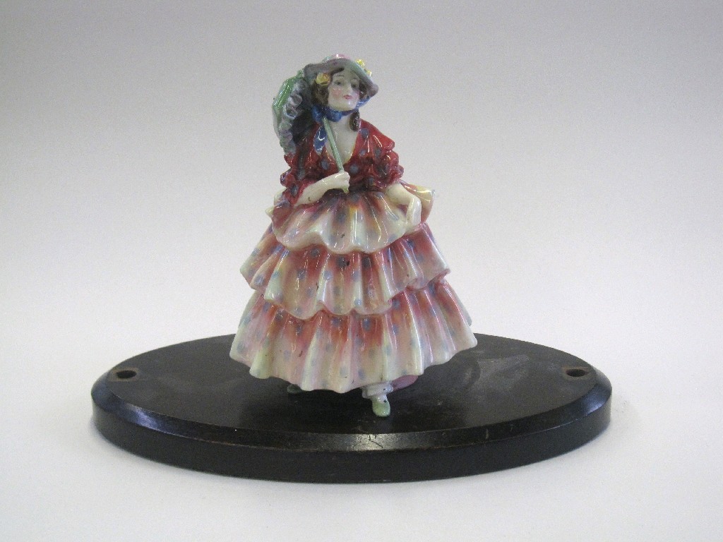 Appraisal: Royal Doulton figure 'The Hinged Parasol' HN mounted on base