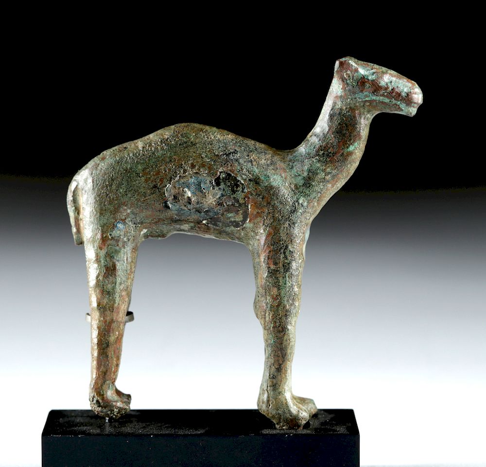 Appraisal: Rare South Arabian Leaded Copper Camel Ancient South Arabia Yemen