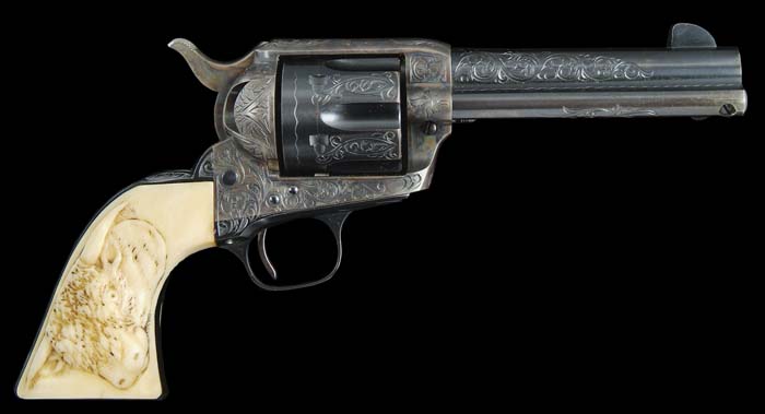 Appraisal: RARE COLT FACTORY ENGRAVED SINGLE ACTION ARMY REVOLVER Cal Colt