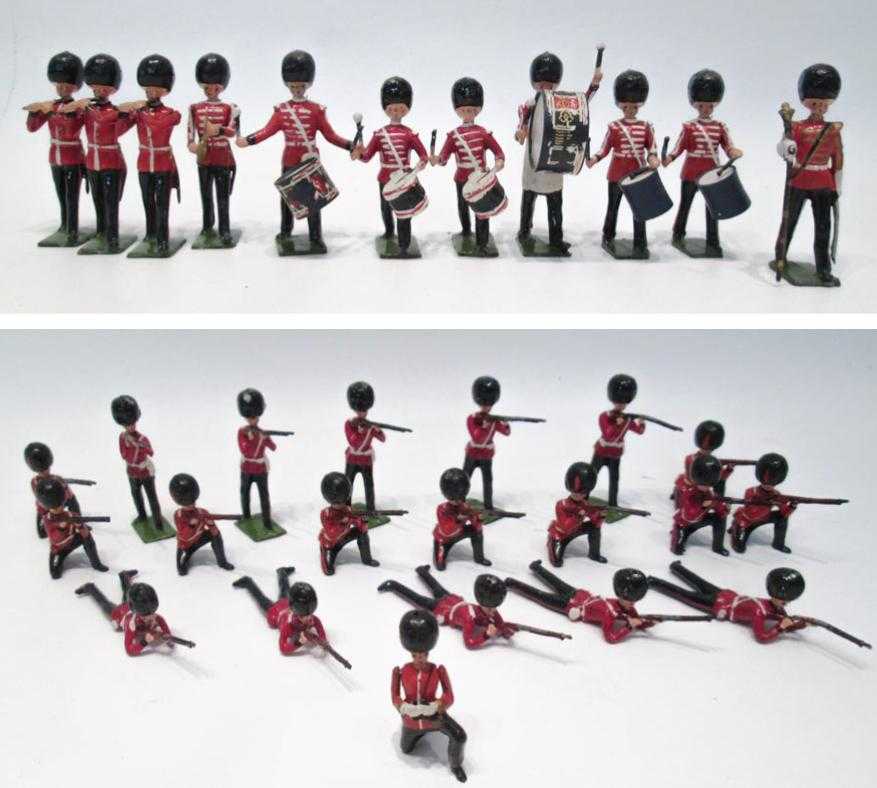 Appraisal: COLLECTION OF BRITAIN'S TOY SOLDIERS Drum and Pipe Band of