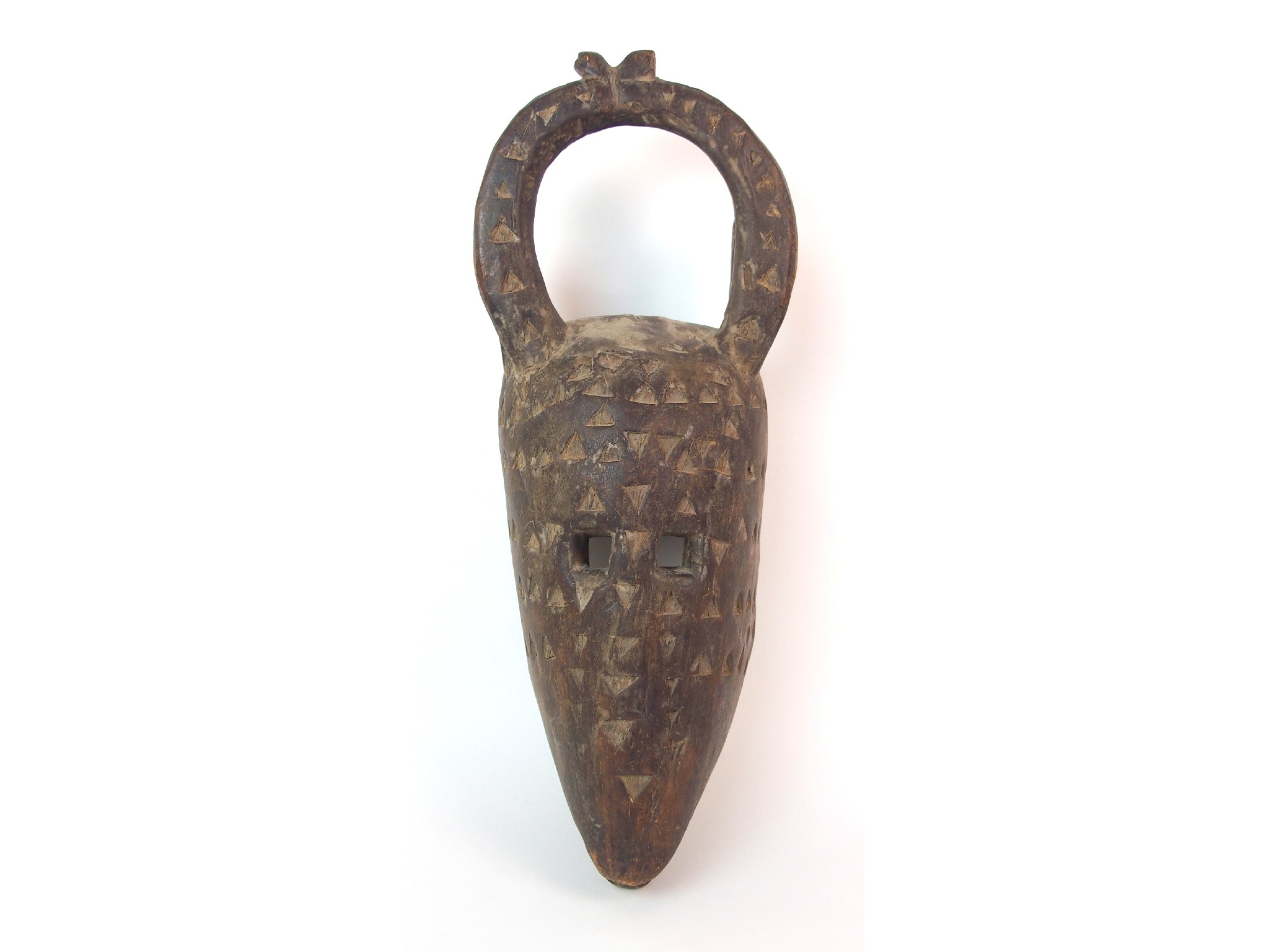 Appraisal: An African carved wood maskin the form of an animal