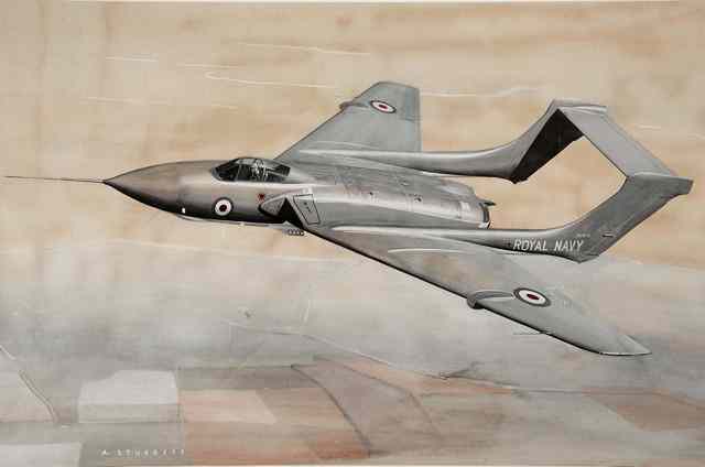 Appraisal: ARTHUR STURGESS TH CENTURY DeHavilland DH Sea Vixen FAW Jet