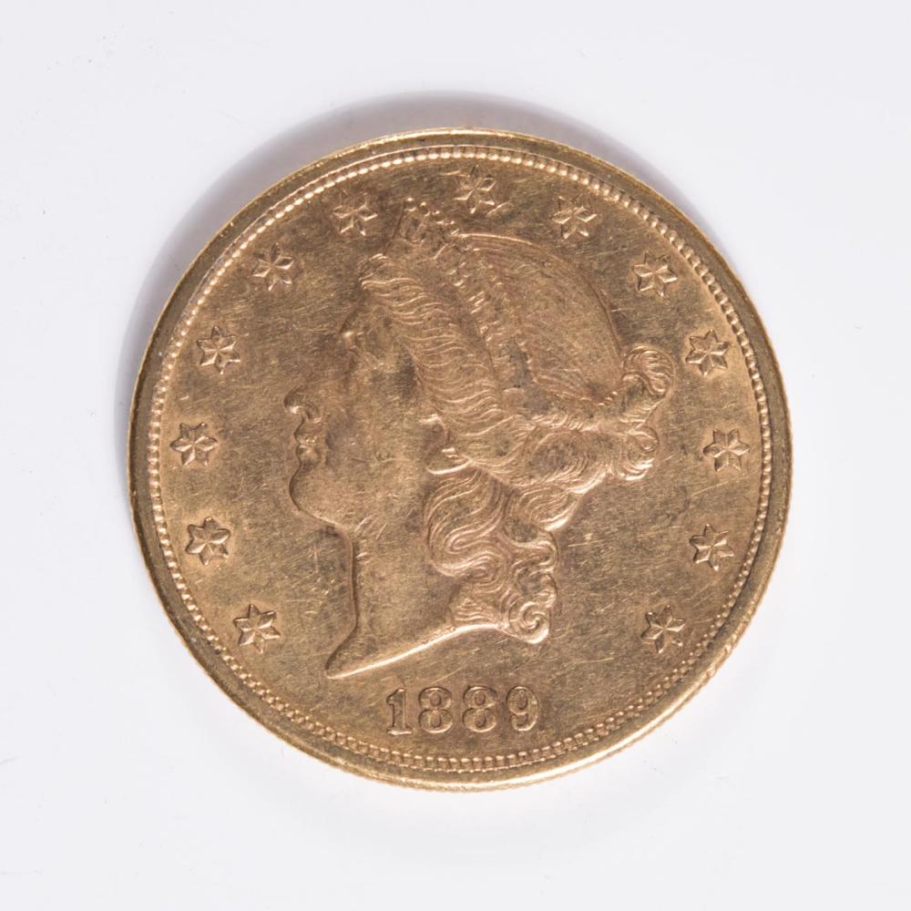 Appraisal: U S TWENTY DOLLAR GOLD COIN Liberty head variety type