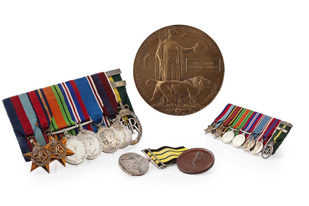 Appraisal: A group of seven WWII medals - star Burma Star