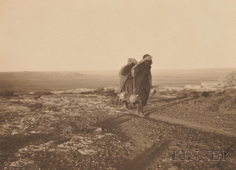 Appraisal: Edward S Curtis American - Signed Platinum Print Water Carriers