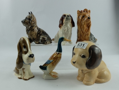 Appraisal: A collection of dogs by various manufacturers to include Silvac