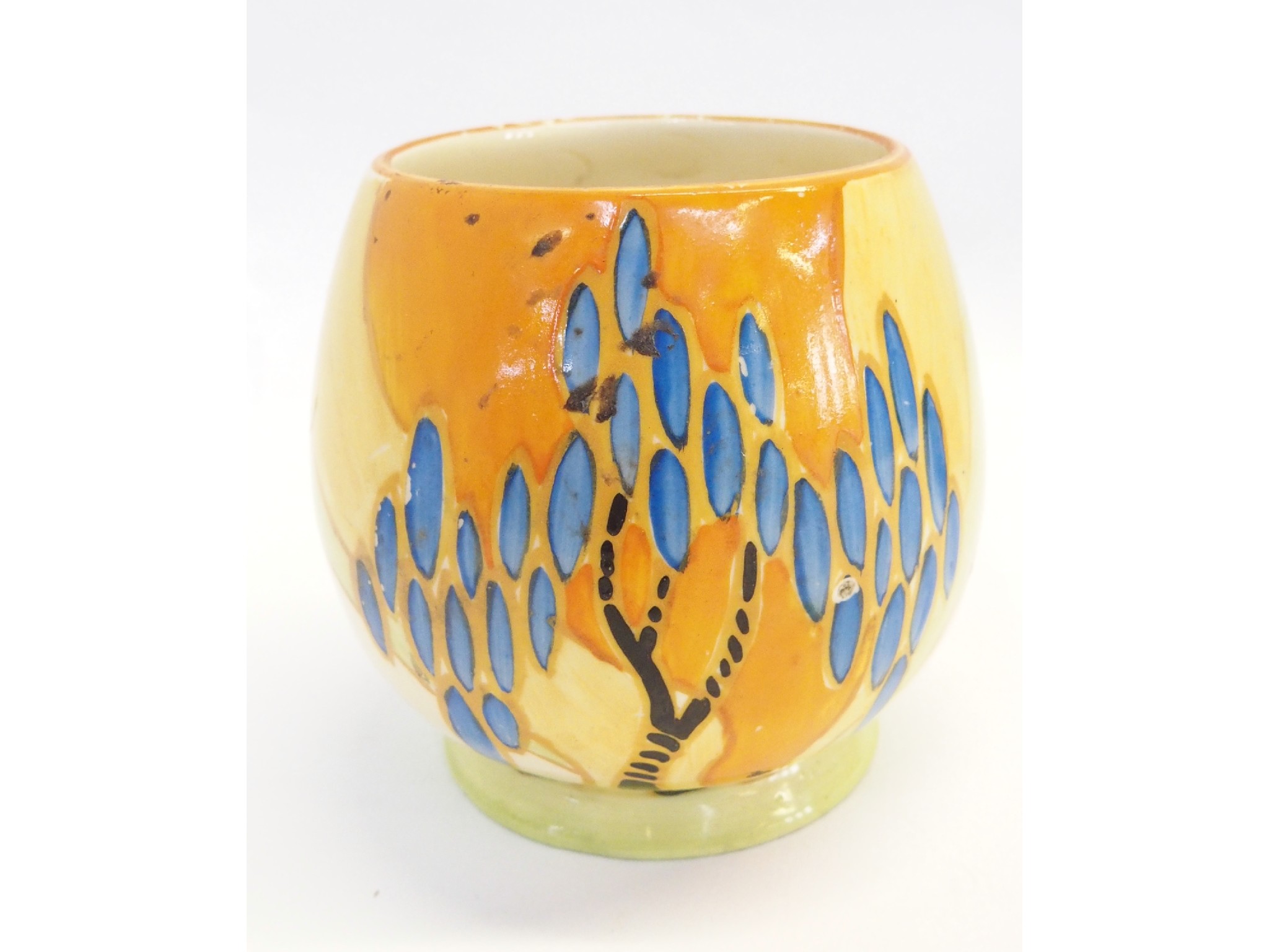 Appraisal: Clarice Cliff Bizarre cache pot