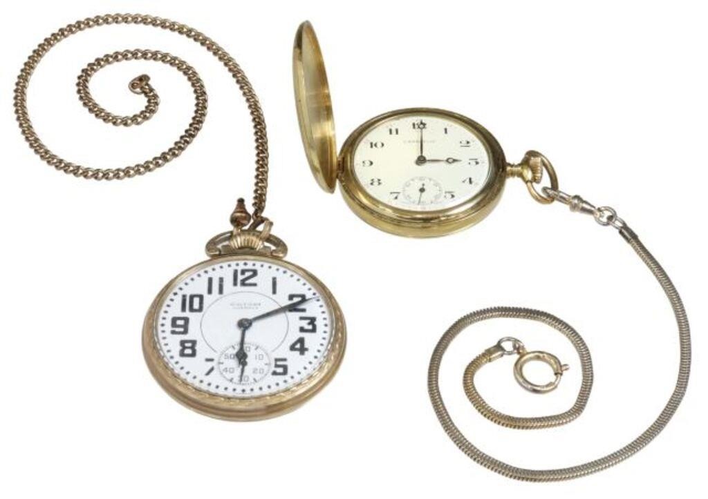 Appraisal: lot of Pocket watches including Waltham Arabic numeral hour markers