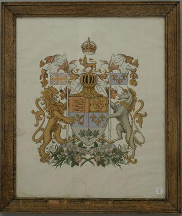 Appraisal: Canadian Coat of Arms Print