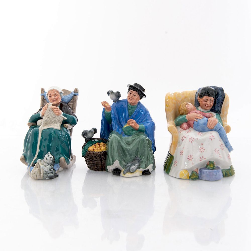 Appraisal: ROYAL DOULTON CERAMIC FIGURINES Sweet Dreams HN Tuppence A Bag