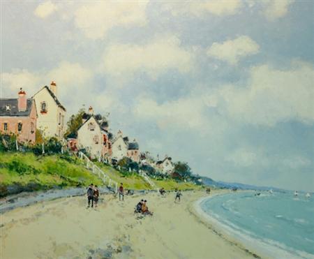 Appraisal: Jean-Pierre Dubord French b Sur la Plage Estimate -