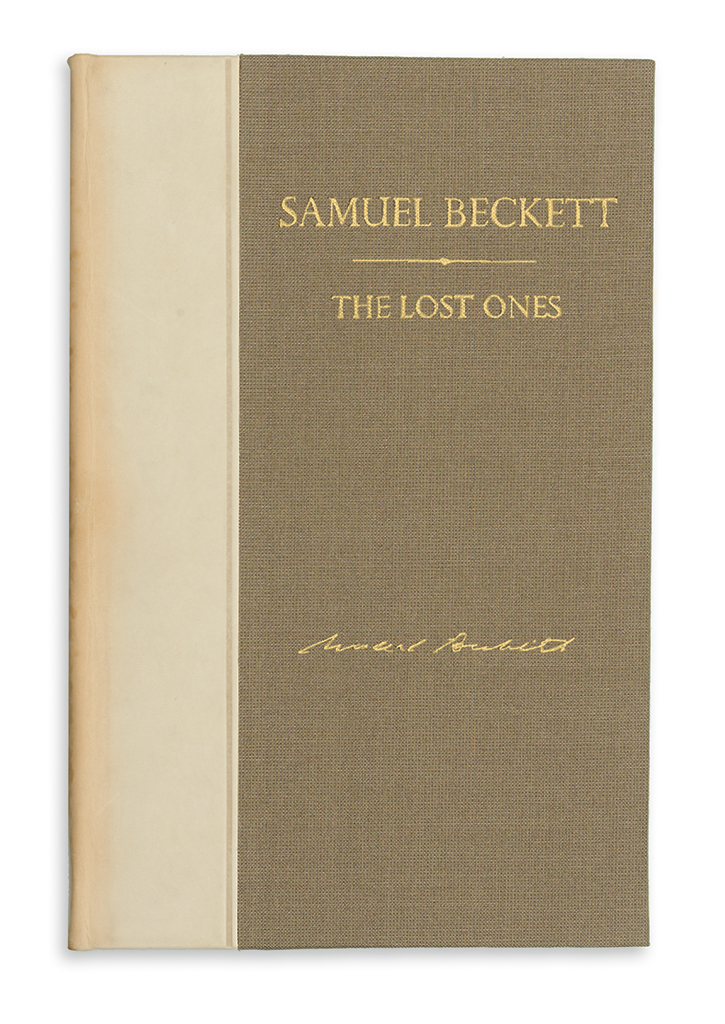 Appraisal: BECKETT SAMUEL The Lost Ones Translated from the original French