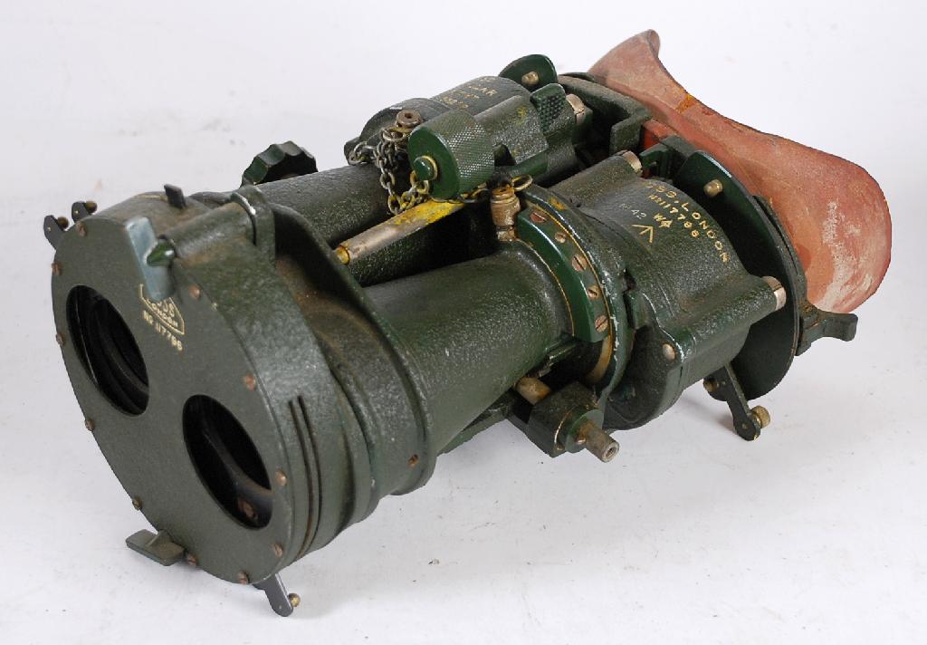 Appraisal: ROSS OF LONDON LARGE BINOCULAR MILITARY GUNSIGHT Patt G P