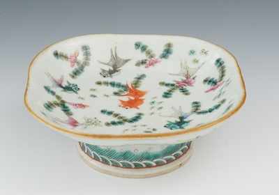 Appraisal: A Chinese Fish Pattern Porcelain Tazza Most probably ca to