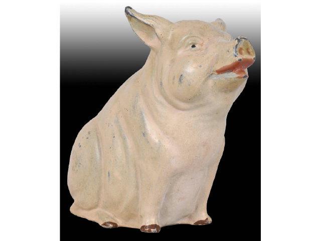 Appraisal: German Lead Pig Still Bank Condition EXCELLENT Size - T