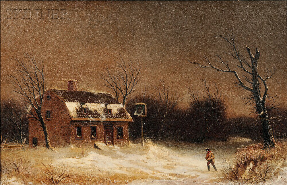 Appraisal: William Van de Velde Bonfield American - A Drifting Snow