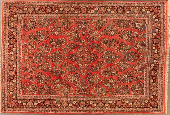 Appraisal: Sarouk rug Iran circa x