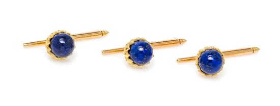 Appraisal: Sale Lot A Collection of Karat Yellow Gold and Lapis