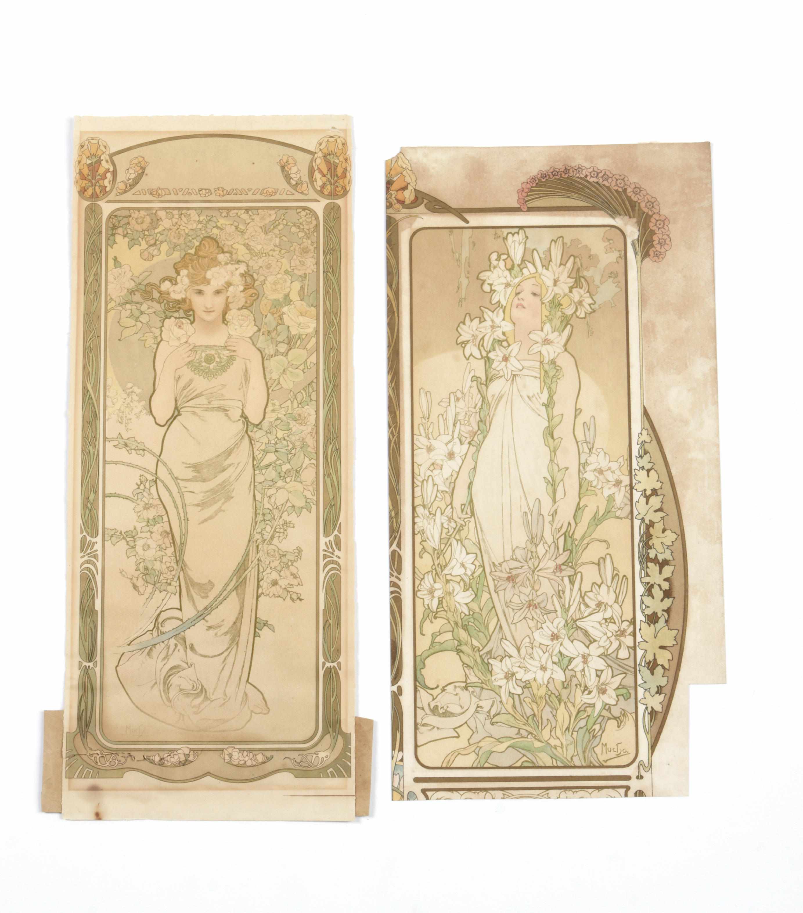 Appraisal: Alphonse Mucha Czech - Le Lys La Rose from Le