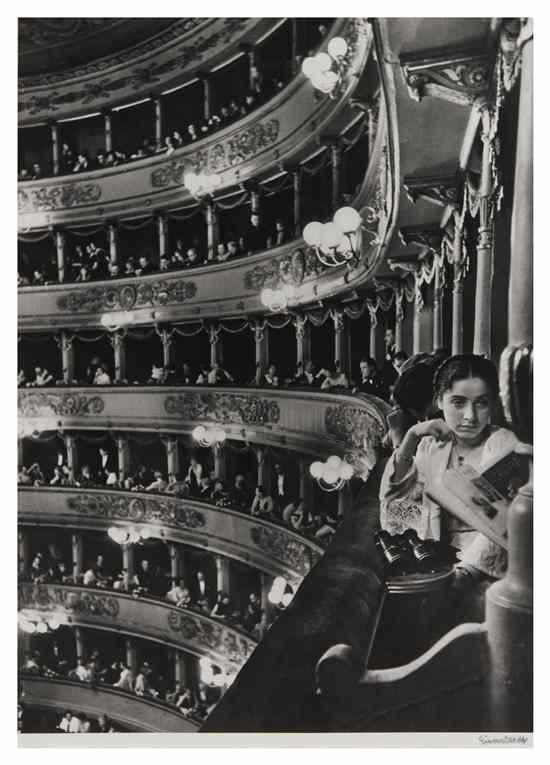 Appraisal: Alfred Eisenstaedt American - Premier at La Scala - Milan