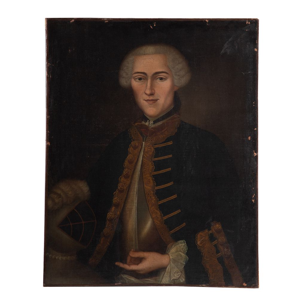 Appraisal: European School th c Portrait of a Gentleman Oil on