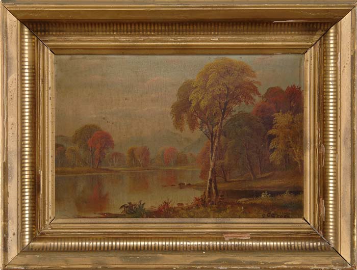 Appraisal: DANIEL CHARLES GROSE American - NEW ENGLAND FALL LANDSCAPE Oil