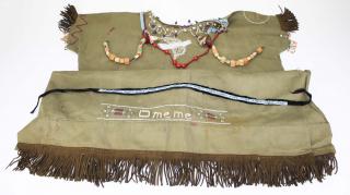 Appraisal: vintage Camp Fire Girl type Native American beaded dress vintage