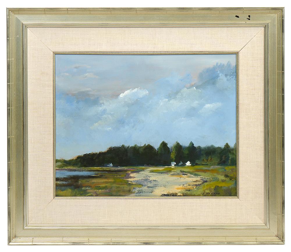 Appraisal: ANNE PACKARD 'WATERFRONT CAPE COD' OIL PAINTINGAnne Packard American Born