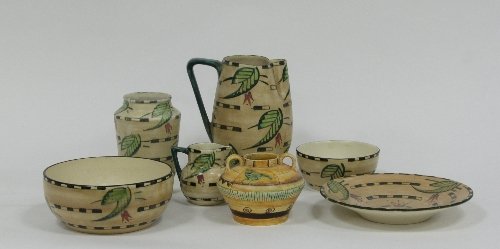 Appraisal: Shorter Son Ltd A quantity of Kashan pattern table ware