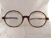 Appraisal: A pair of oversize display Giorgio Armani spectacles with faux