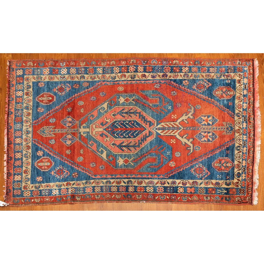 Appraisal: Kazak Rug Caucasus x Second quarter- th century hand-knotted wool