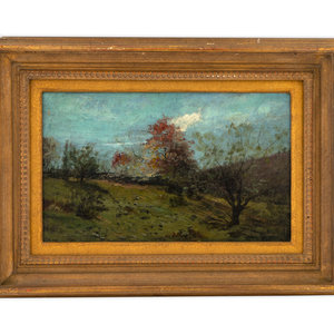 Appraisal: Benjamin Osro Eggleston American - Trees in a Landscape oil